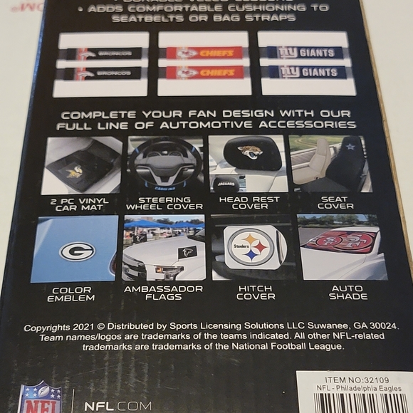 DALLAS COWBOYS HIGH QUALITY POPULAR DESIGN SEAT BELT PADS REPRESENT - Picture 3 of 3